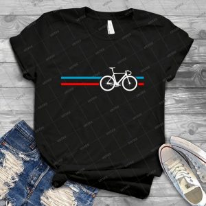 Bike Stripes Velodrome - Gift Idea Shirt For Men Tee For Women Classic Retro Vintage Graphic T-Shirt