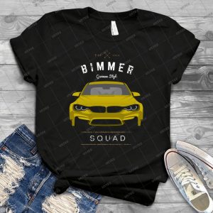 Bimmer Squad 61 - Vintage Mens Shirt Tshirt For Women Classic Handmade Shirt Retro Graphic Tee