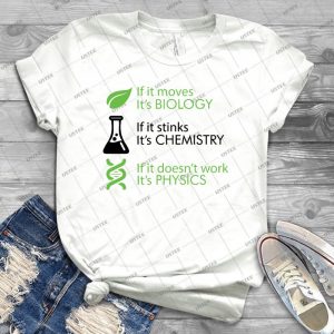 Biology-Chemistry-Physics - Trending Shirt For Women Vintage Retro Tee For Men Kid's T-Shirt Handmade Shirt