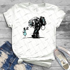 Bioshock Big Daddy - Vintage Men's Shirt Tshirt For Women Classic Handmade Shirt Retro Graphic Tee