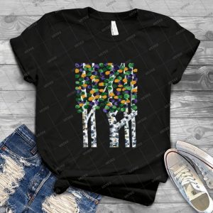 Birch Trees At Night - Gift Idea Shirt For Men Tee For Women Classic Retro Vintage Graphic T-Shirt