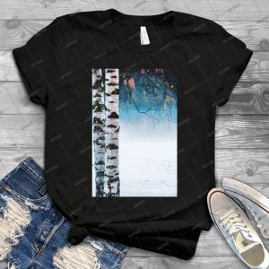 Birches In The Mist - Gift Idea Shirt For Men Tee For Women Classic Retro Vintage Graphic T-Shirt