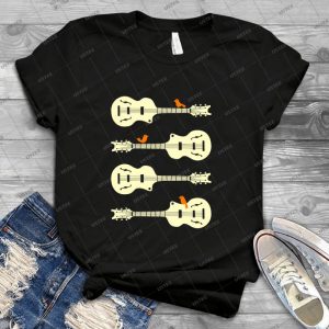 Birds On Guitar Strings 93 - Trending Shirt For Women Vintage Retro Tee For Men Kid's T-Shirt Handmade Shirt