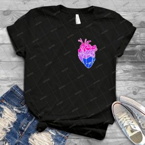 Bisexual Babe 6 - Vintage Mens Shirt Tshirt For Women Classic Handmade Shirt Retro Graphic Tee