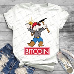 Bitcoin - Gift Idea Shirt For Men Tee For Women Classic Retro Vintage Graphic T-Shirt