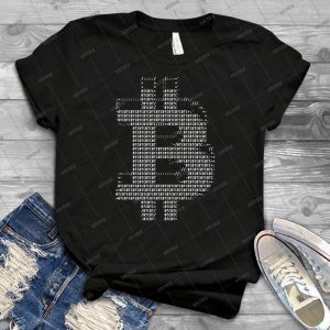 Bitcoin Ascii Tee - Gift Idea Shirt For Men Tee For Women Classic Retro Vintage Graphic T-Shirt