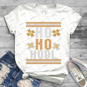 Bitcoin Hodl Hssliches Weihnachtsstrickjacke-Hemd - Gift Idea Shirt For Men Tee For Women Classic Retro Vintage Graphic T-Shirt