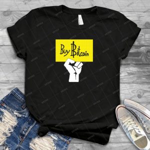 Bitcoin Sign Power Faust Kaufen - Gift Idea Shirt For Men Tee For Women Classic Retro Vintage Graphic T-Shirt