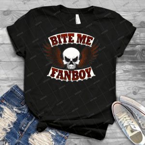 Bite Me Fanboy - Lobo 85 - Best Unisex Trending Handmade T-shirt Gift Idea For Men T-shirt For Woman