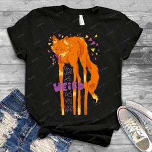 Bizarre Coyote Version2 - Best Unisex Trending Handmade T-shirt Gift Idea For Men T-shirt For Woman