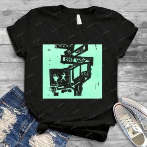 Black And Aqua Street Signs 22 - Best Unisex Trending Handmade T-shirt Gift Idea For Men T-shirt For Woman
