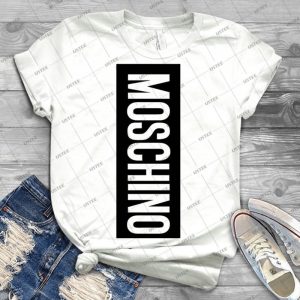 Black And White Moschino - Best Unisex Trending Handmade T-shirt Gift Idea For Men T-shirt For Woman