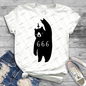 Black Bear Metal 39 - Vintage Men's Shirt Tshirt For Women Classic Handmade Shirt Retro Graphic Tee