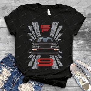 Black Front Ef 3 - Vintage Mens Shirt Tshirt For Women Classic Handmade Shirt Retro Graphic Tee