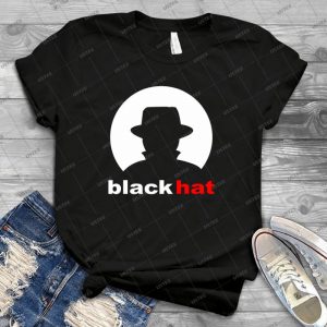 Black Hat 52 - Vintage Mens Shirt Tshirt For Women Classic Handmade Shirt Retro Graphic Tee