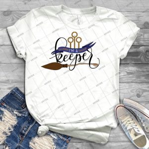 Black I M A Keeper Pun-Blue - Best Unisex Trending Handmade T-shirt Gift Idea For Men T-shirt For Woman