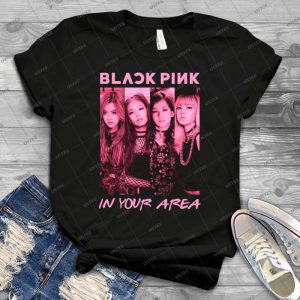 Black Pink In Your Area - Gift Idea Shirt For Men Tee For Women Classic Retro Vintage Graphic T-Shirt