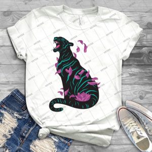 Black Tiger 53 - Vintage Men's Shirt Tshirt For Women Classic Handmade Shirt Retro Graphic Tee
