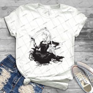 Black, White & Black 60 - Vintage Men's Shirt Tshirt For Women Classic Handmade Shirt Retro Graphic Tee