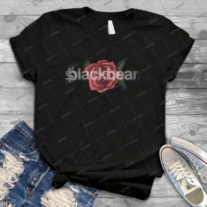 Blackbear Logo With Faded Rose - Best Unisex Trending Handmade T-shirt Gift Idea For Men T-shirt For Woman