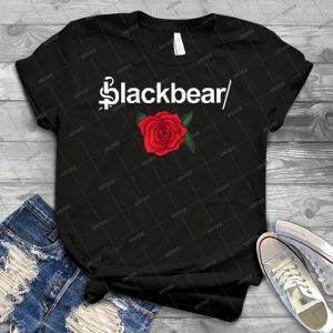 Blackbear Logo With Rose - Best Unisex Trending Handmade T-shirt Gift Idea For Men T-shirt For Woman