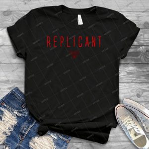 Blade Runner-Replicant-Red Dirty - Gift Idea Shirt For Men Tee For Women Classic Retro Vintage Graphic T-Shirt