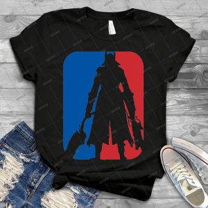 Bloodborne Hunter S League - Vintage Mens Shirt Tshirt For Women Classic Handmade Shirt Retro Graphic Tee
