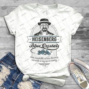 Blue Crystals Remedy 80 - Vintage Men's Shirt Tshirt For Women Classic Handmade Shirt Retro Graphic Tee