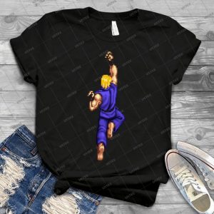 Blue Ken Shoryuken 56 - Vintage Mens Shirt Tshirt For Women Classic Handmade Shirt Retro Graphic Tee