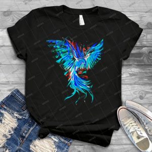 Blue Phoenix 15 - Best Unisex Trending Handmade T-shirt Gift Idea For Men T-shirt For Woman