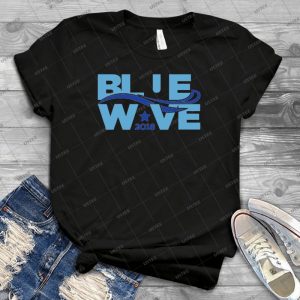 Blue Wave 2018 - Best Unisex Trending Handmade T-shirt Gift Idea For Men T-shirt For Woman