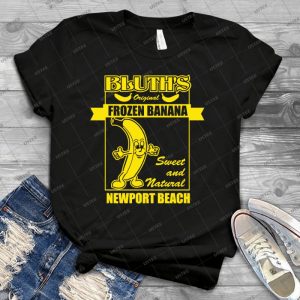 Bluth S Original Frozen Banana 96 - Vintage Mens Shirt Tshirt For Women Classic Handmade Shirt Retro Graphic Tee