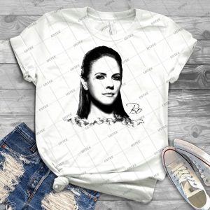 Bo In Black & White - Vintage Men's Shirt Tshirt For Women Classic Handmade Shirt Retro Graphic Tee