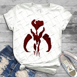 Boba Fett Symbol Mandalorian Mythosaur Skull - Best Unisex Trending Handmade T-shirt Gift Idea For Men T-shirt For Woman