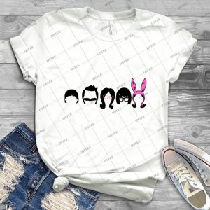 Bobs Burgers Belcher Line Up - Gift Idea Shirt For Men Tee For Women Classic Retro Vintage Graphic T-Shirt