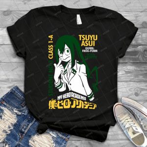 Boku No Hero Academia-Froppy - Best Unisex Trending Handmade T-shirt Gift Idea For Men T-shirt For Woman