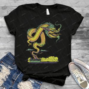Bonsai Dragon 64 - Vintage Mens Shirt Tshirt For Women Classic Handmade Shirt Retro Graphic Tee