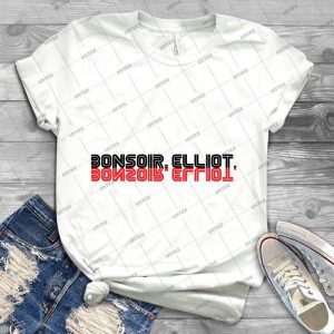 Bonsoir, Elliot- - Best Unisex Trending Handmade T-shirt Gift Idea For Men T-shirt For Woman