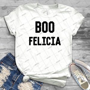 Boo Felicia - Vintage Men's Shirt Tshirt For Women Classic Handmade Shirt Retro Graphic Tee