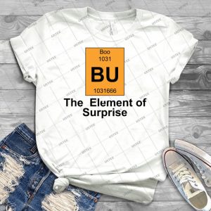 Boo The Element Of Surprise - Vintage Men's Shirt Tshirt For Women Classic Handmade Shirt Retro Graphic Tee