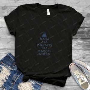 Books Are Portkeys - Best Unisex Trending Handmade T-shirt Gift Idea For Men T-shirt For Woman