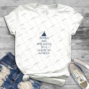 Books Are Portkeys - Trending Shirt For Women Vintage Retro Tee For Men Kid's T-Shirt Handmade Shirt