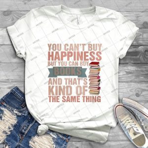 BooksHappiness - Gift Idea Shirt For Men Tee For Women Classic Retro Vintage Graphic T-Shirt