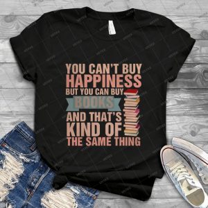 BooksHappiness 26 - Vintage Mens Shirt Tshirt For Women Classic Handmade Shirt Retro Graphic Tee