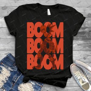 Boom Boom Boom - Bakugou Katsuki  50 - Vintage Mens Shirt Tshirt For Women Classic Handmade Shirt Retro Graphic Tee