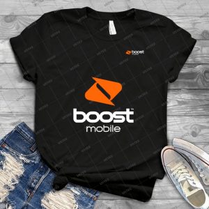 Boost Mobile - Vintage Mens Shirt Tshirt For Women Classic Handmade Shirt Retro Graphic Tee