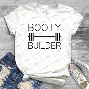Booty Builder 21 - Trending Shirt For Women Vintage Retro Tee For Men Kid's T-Shirt Handmade Shirt