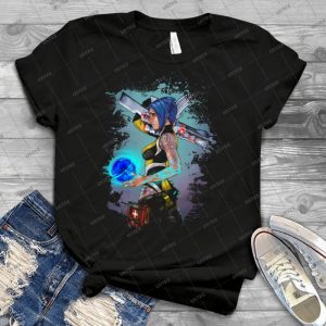 Borderlands 2 Maya The Siren Splatter Tee - Best Unisex Trending Handmade T-shirt Gift Idea For Men T-shirt For Woman