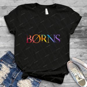 Borns Powder Paint - Vintage Mens Shirt Tshirt For Women Classic Handmade Shirt Retro Graphic Tee