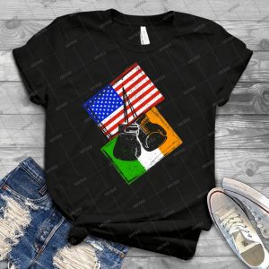 Boxing Shirt Usa Versus Ireland Design 63 - Trending Shirt For Women Vintage Retro Tee For Men Kid's T-Shirt Handmade Shirt